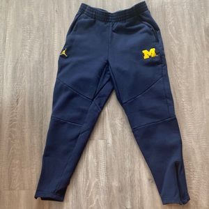Jorden Michigan Sweatpants Joggers M navy men’s